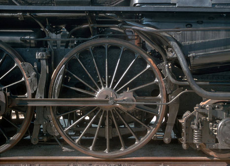 Dampflokomotive im Eisenbahnmuseum Füsti | Budapest